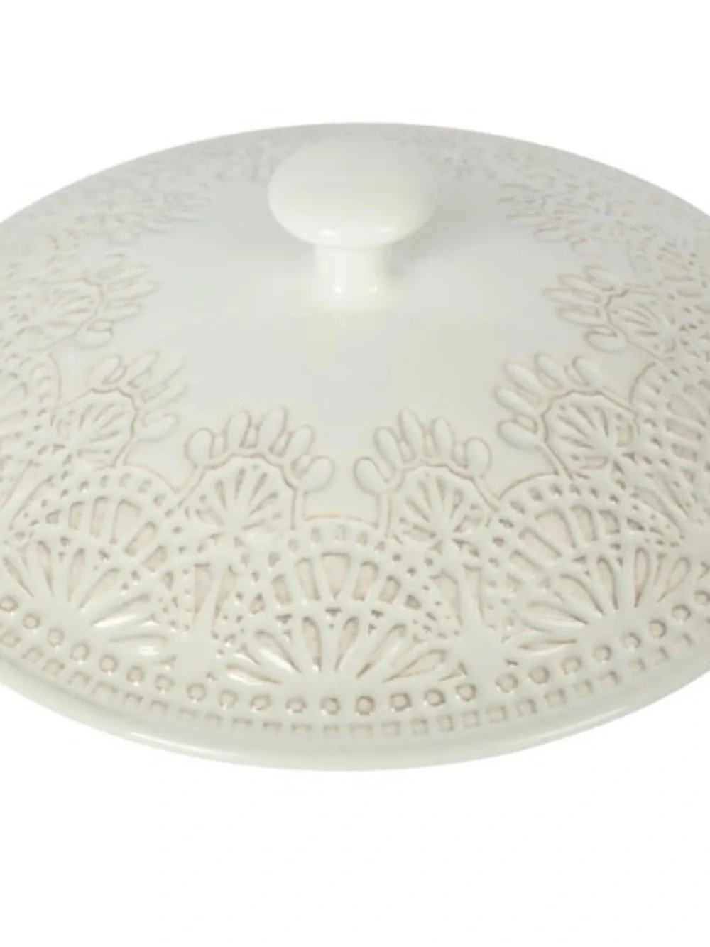 The Pioneer Woman 1QT Cocotte Casserole Baking Dish Stoneware Vintage Lace Linen
